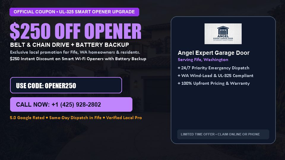 Angel Expert Garage Door $250 OFF Premium LiftMaster Opener Installation